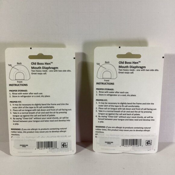 Quaker Boy Old Hen Boss Mouth Turkey Call Combo Brand New TWO - Picture 2 of 2